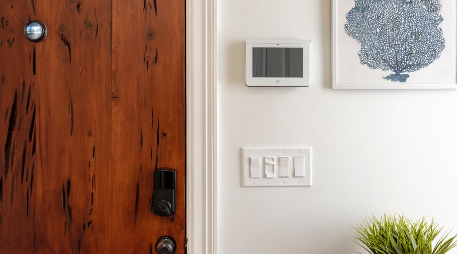 Security system components in Provo.